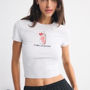 Abercrombie & Fitch Diet Coke Graphic Baby Tee